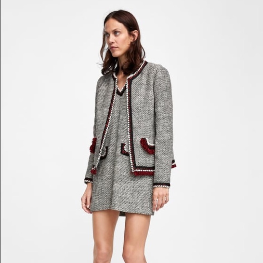 NEW Zara Basic Blazer | XS - Picture 3 of 8